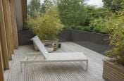 10860mm Length  L Shaped Planter coated in RAL 7022 [Umbra grey]